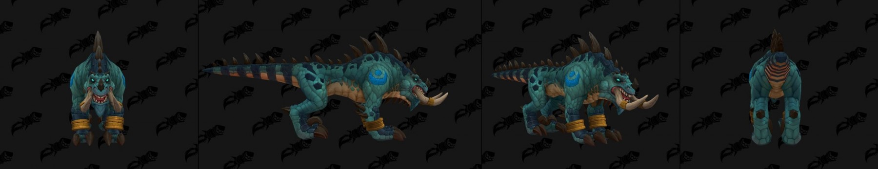 Forme de félin pour le Troll zandalari à Battle for Azeroth coloris bleu