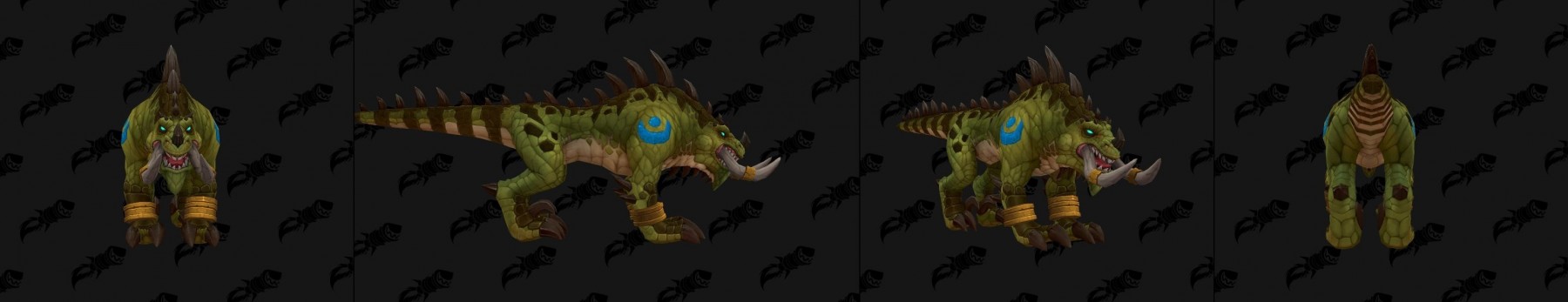 Forme de félin pour le Troll zandalari à Battle for Azeroth coloris vert