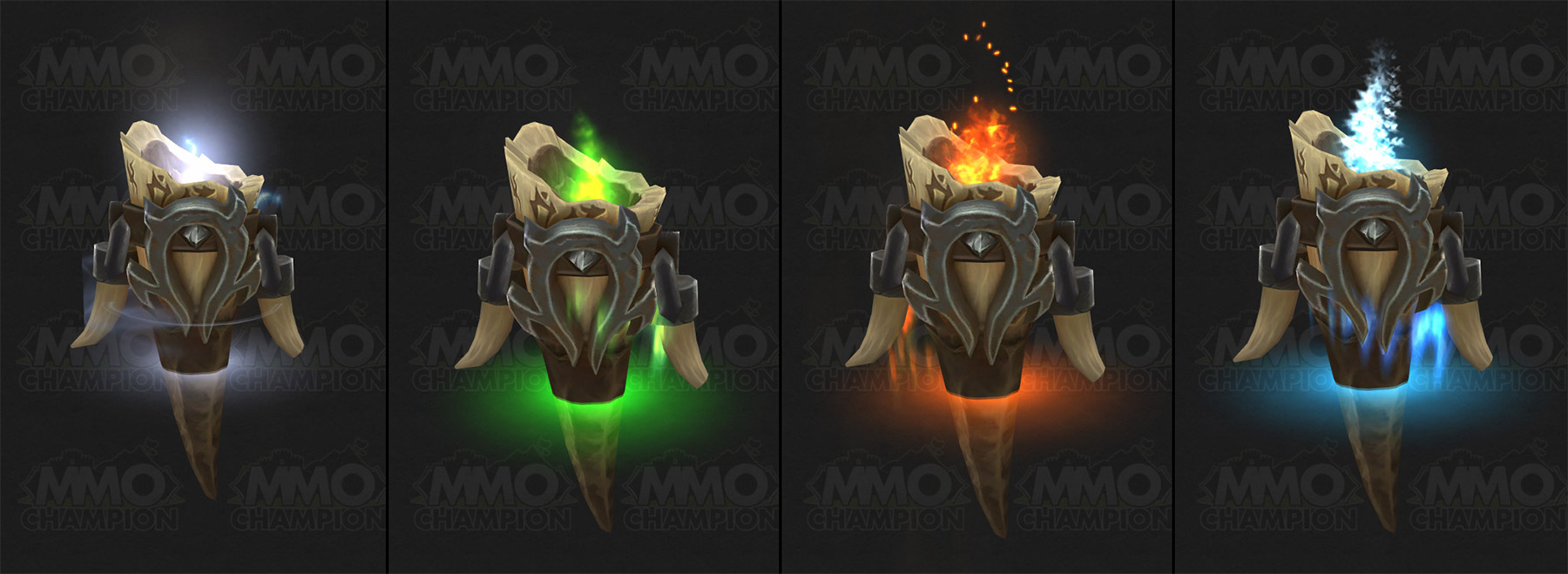 Modèles des totems des Orcs Mag'har