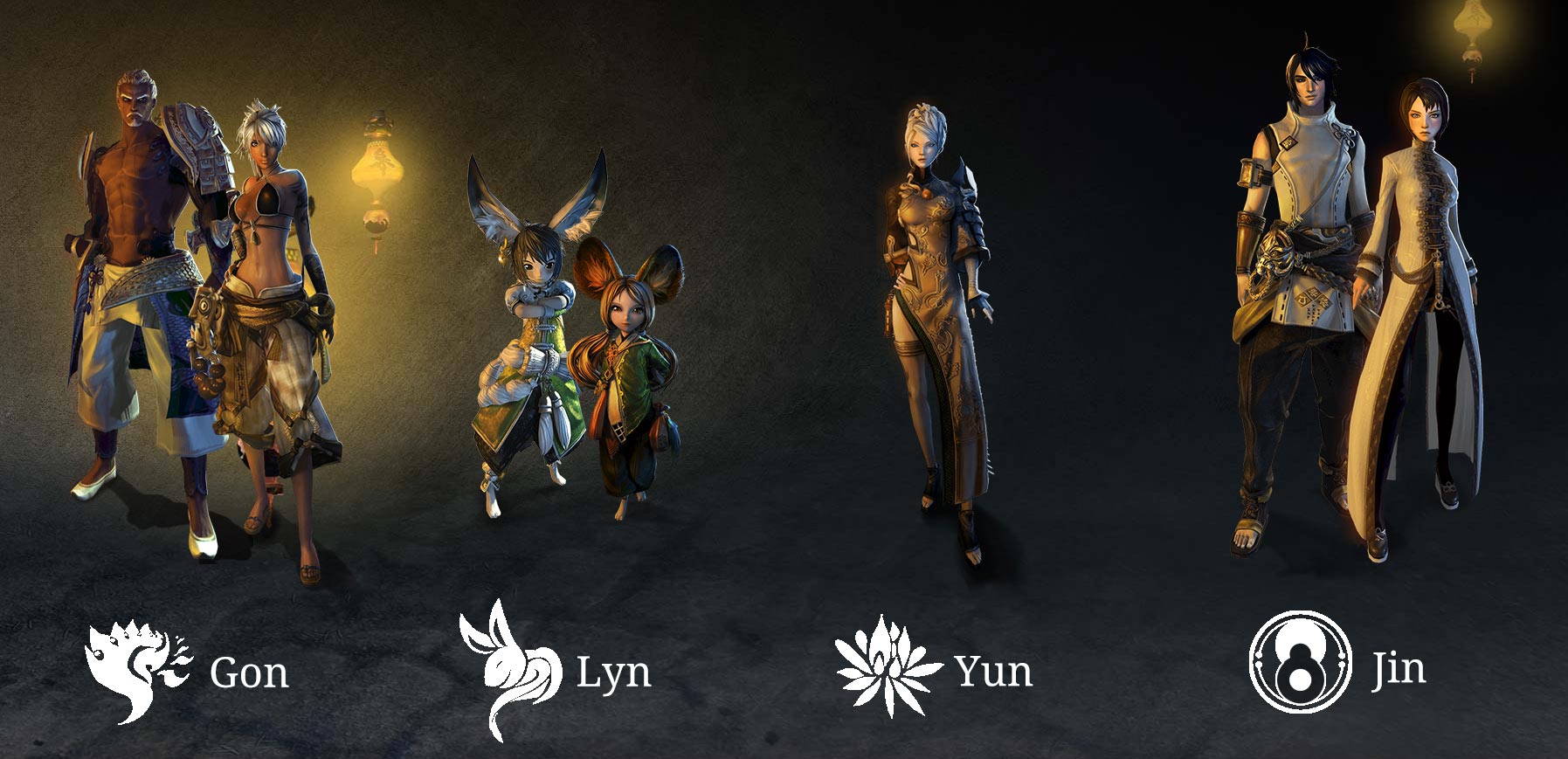 Les 4 races jouables de Blade & Soul