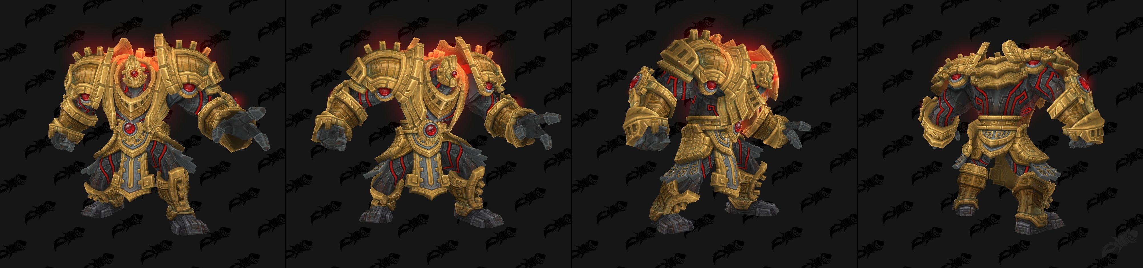 Modèle d'assemblage des titans capturé de Battle for Azeroth