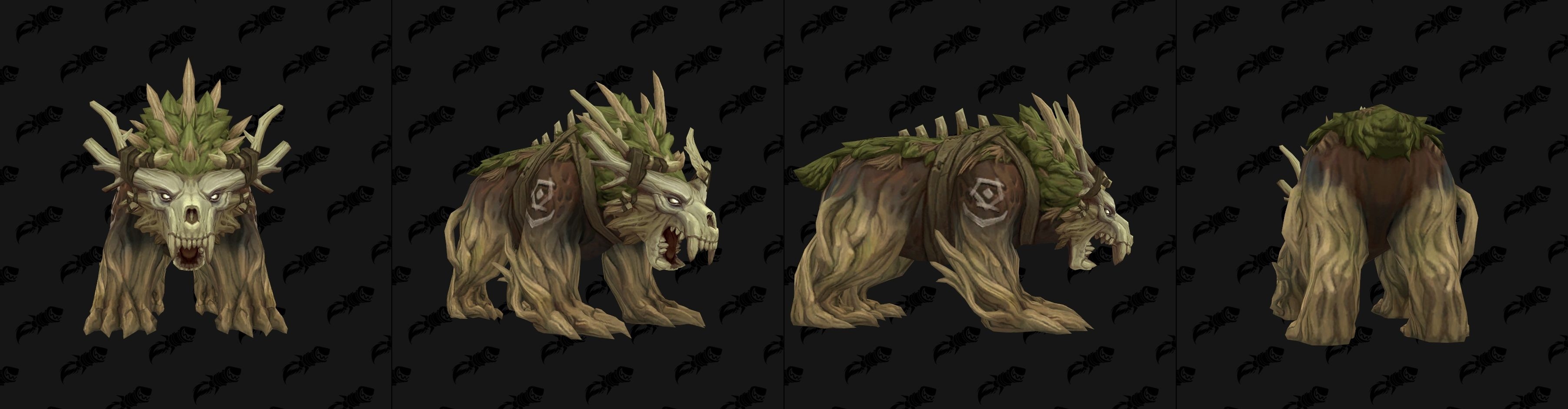 Forme d'ours pour humain de Kul Tiras - coloris vert - Battle for Azeroth