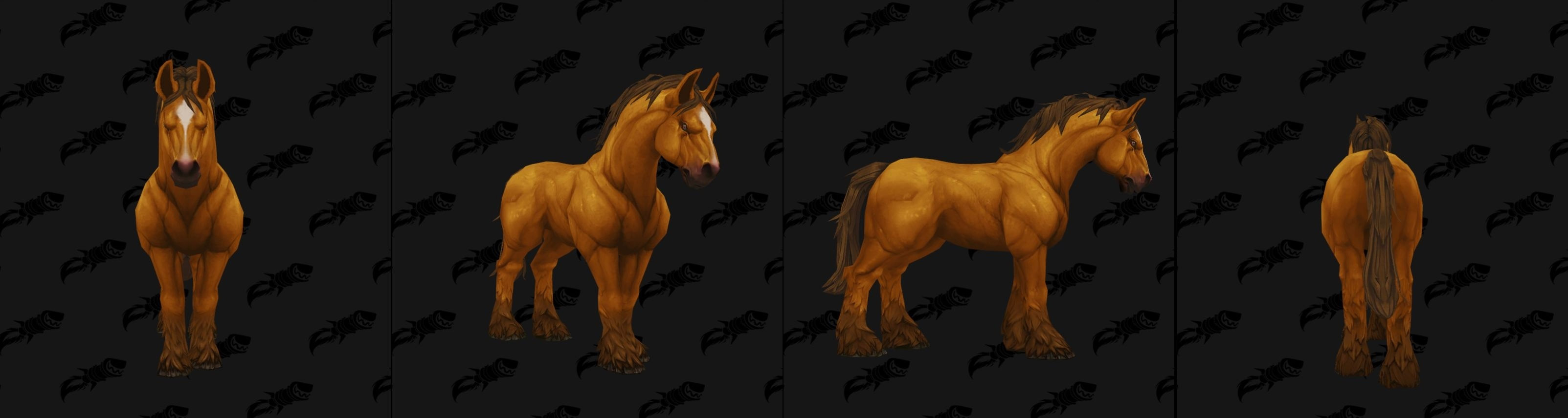 Un modèle de cheval dans Battle for Azeroth
