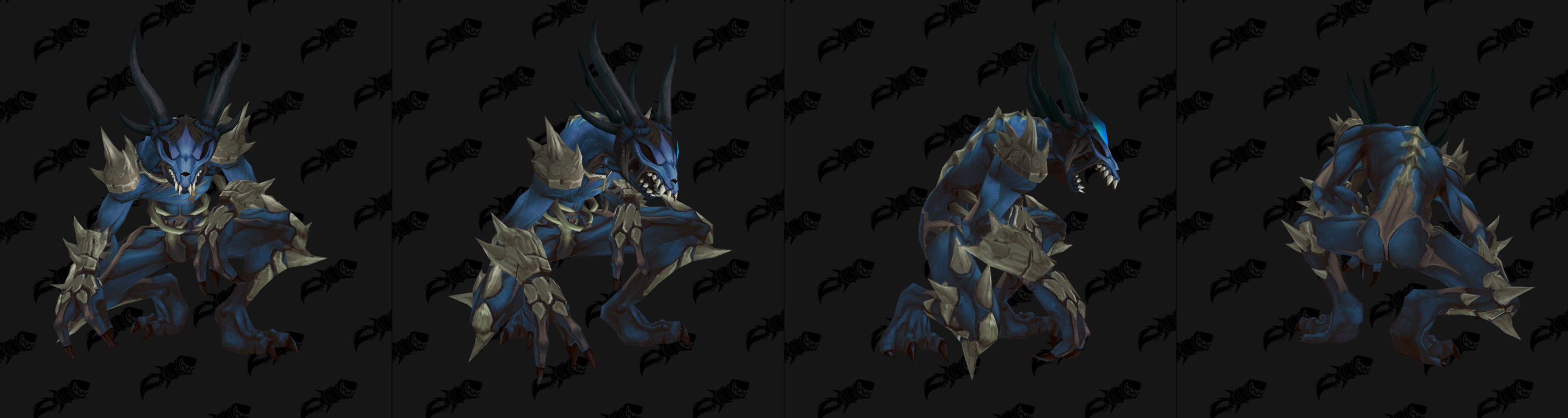 Chauve-souris corrompue Battle for Azeroth (coloris bleu)