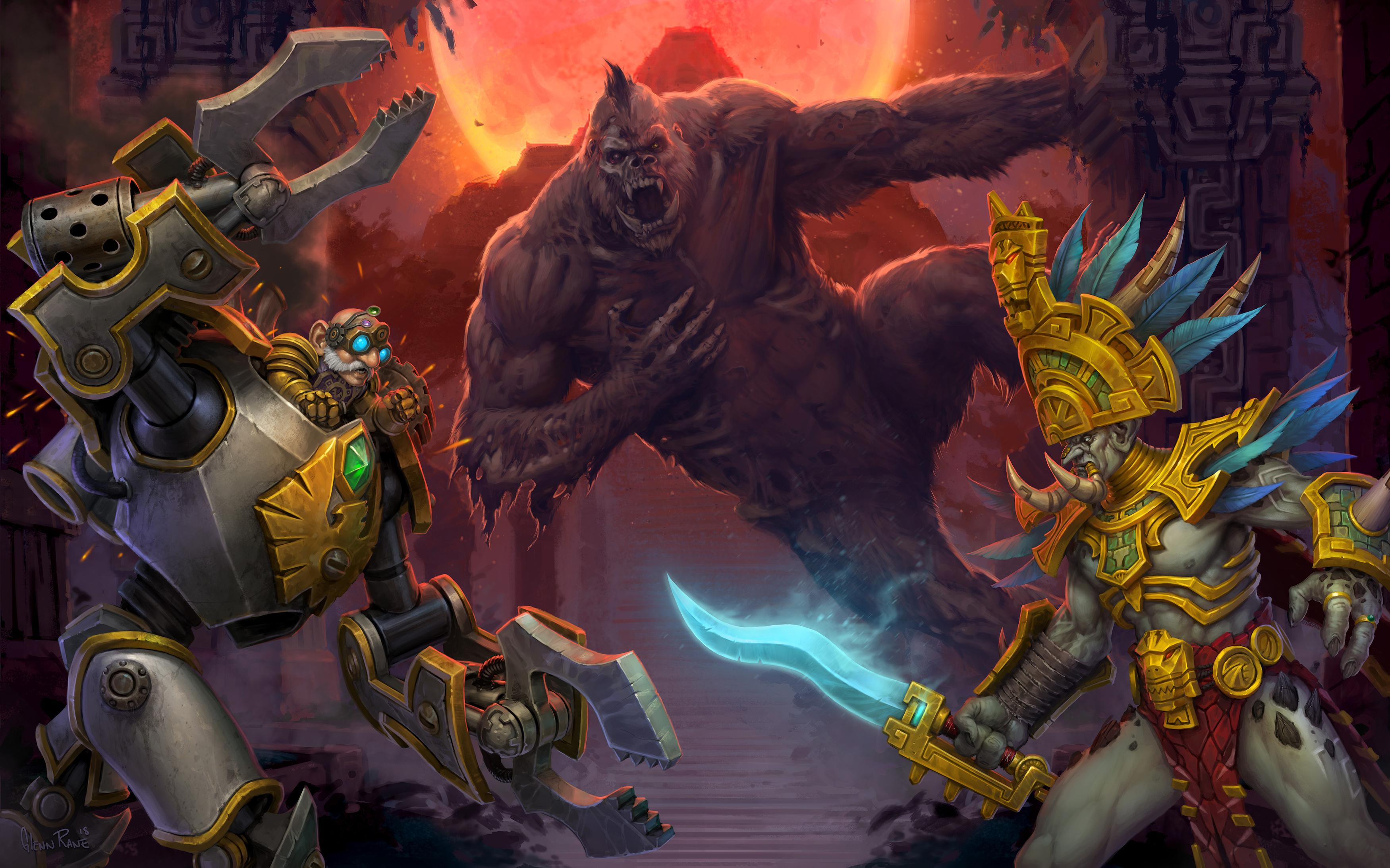 Key art du patch 8.1 de WoW