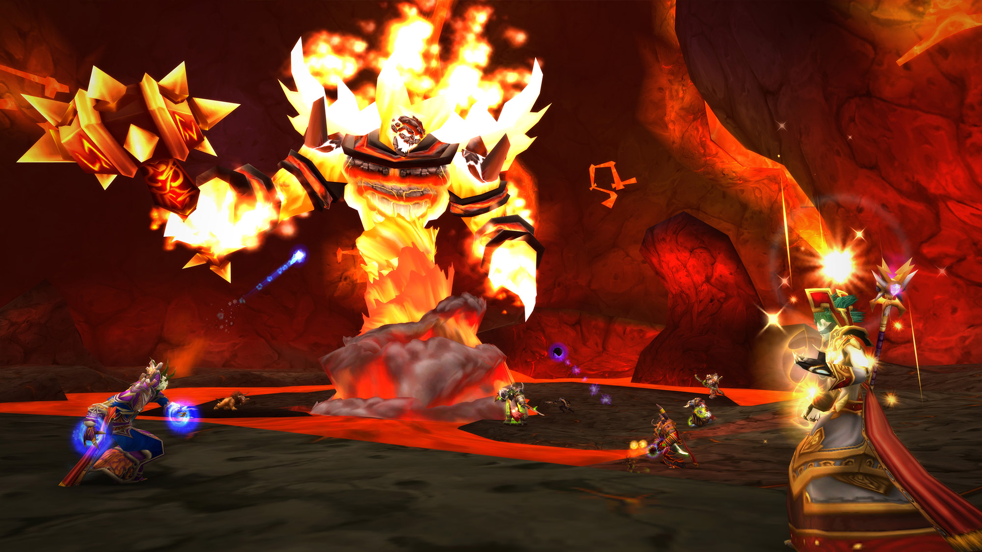 Ragnaros et le Coeur du Magma dans WoW Classic