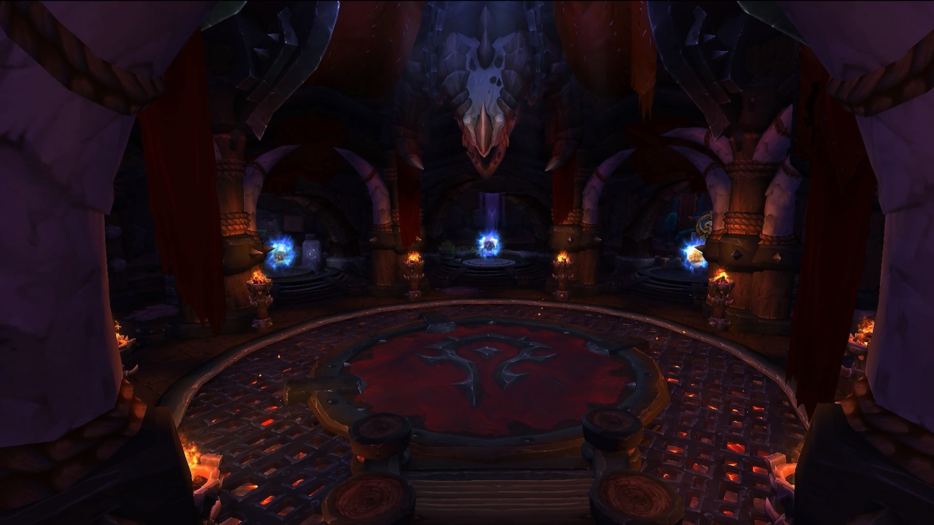 Salle des portails à Orgrimmar au patch 8.1.5