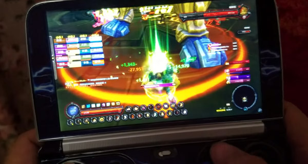 un joueur paladin tank taloc sur un appareil mobile