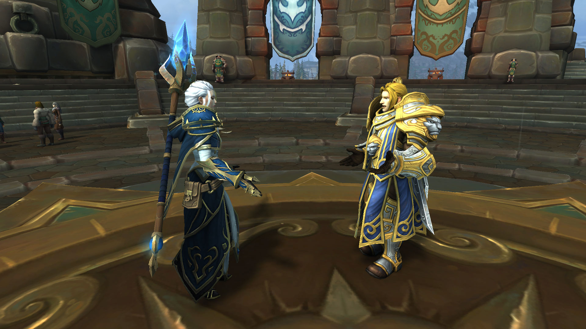 Anduin va expliquer à Jaina ce qui est arrivé à Calia Menethil récemment