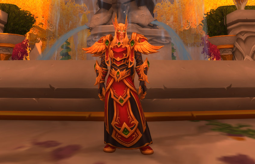 Armure ancestrale des Sin'dorei version robe