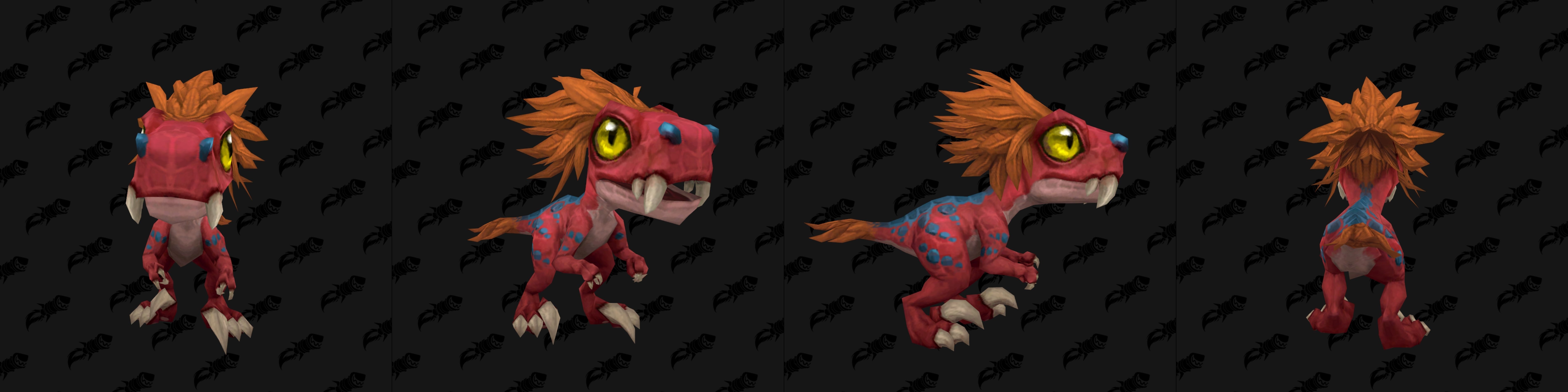 Bébé raptor rouge