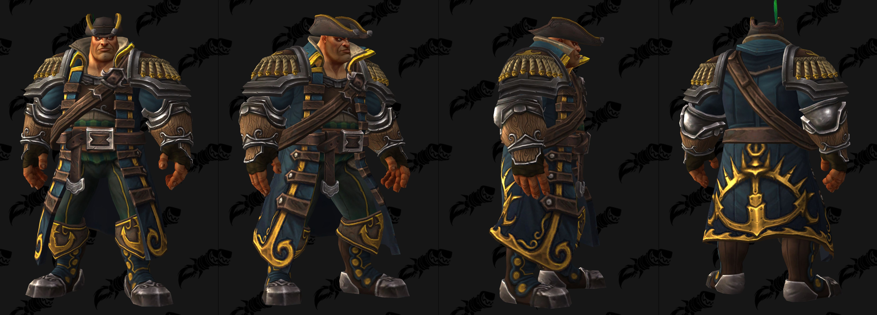 Nouveau modèle d'arrmure ancestrale des Humains de Kul Tiras homme au patch 8.1