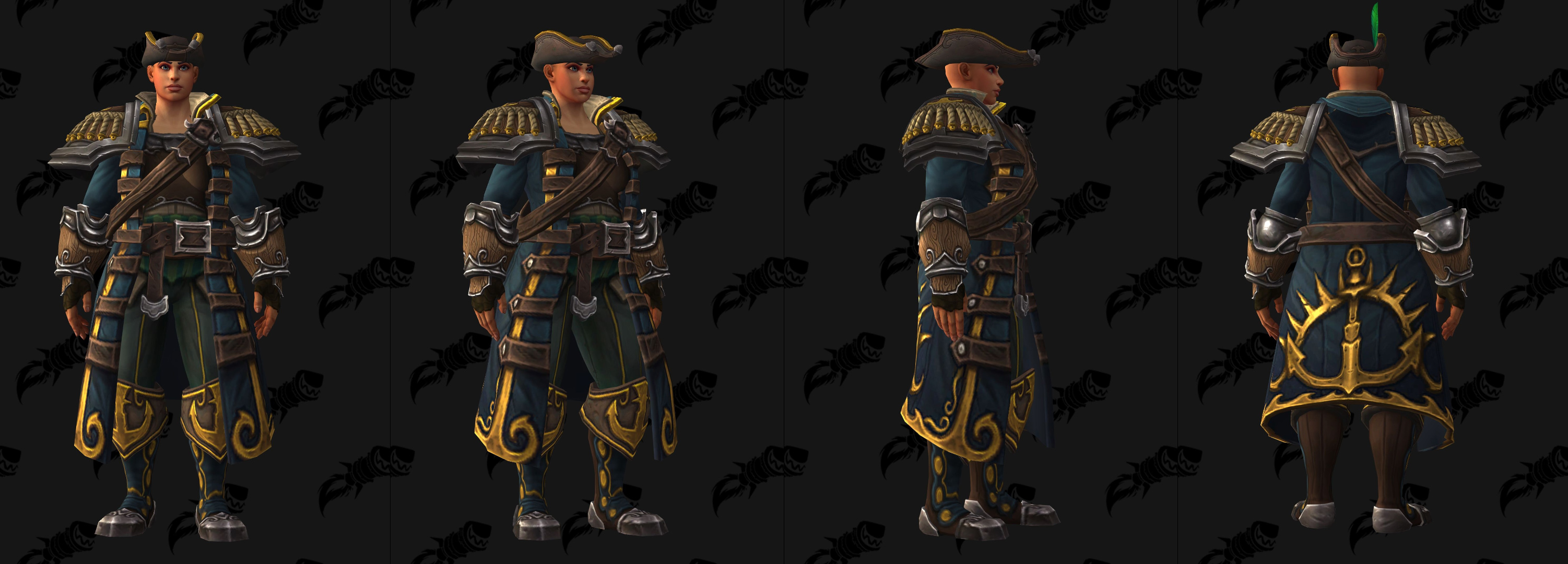 Nouveau modèle d'arrmure ancestrale des Humains de Kul Tiras femme au patch 8.1