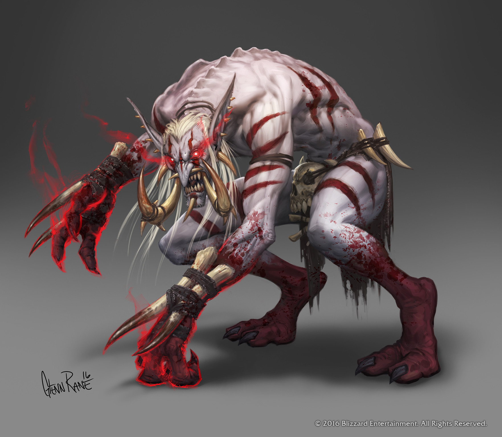 Concept Troll de sang par Glenn Rane