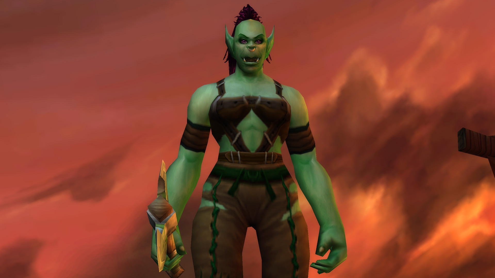 Modèle de femme Orc