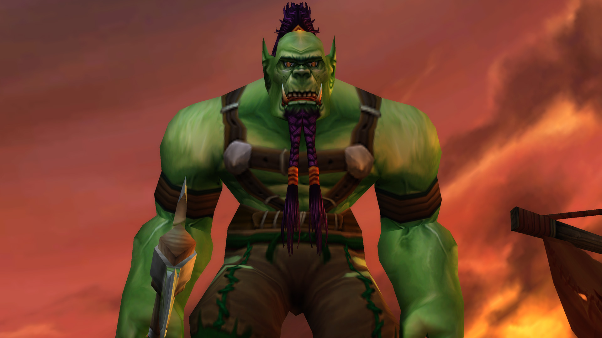 Modèle d'homme Orc