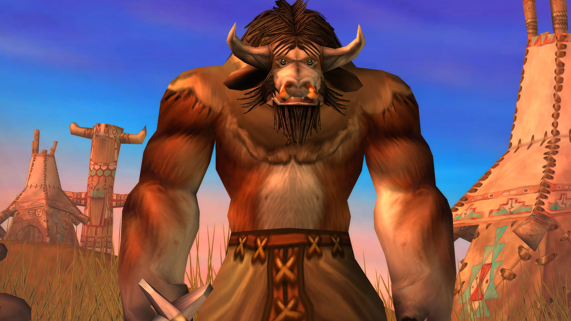 Modèle d'homme Tauren