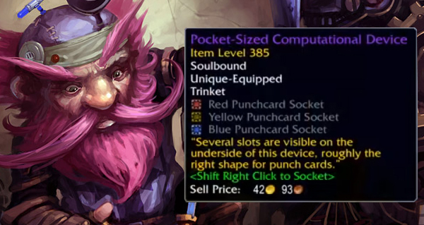 patch 8.2 : instrument de calcul de poche le bijou personnalisable