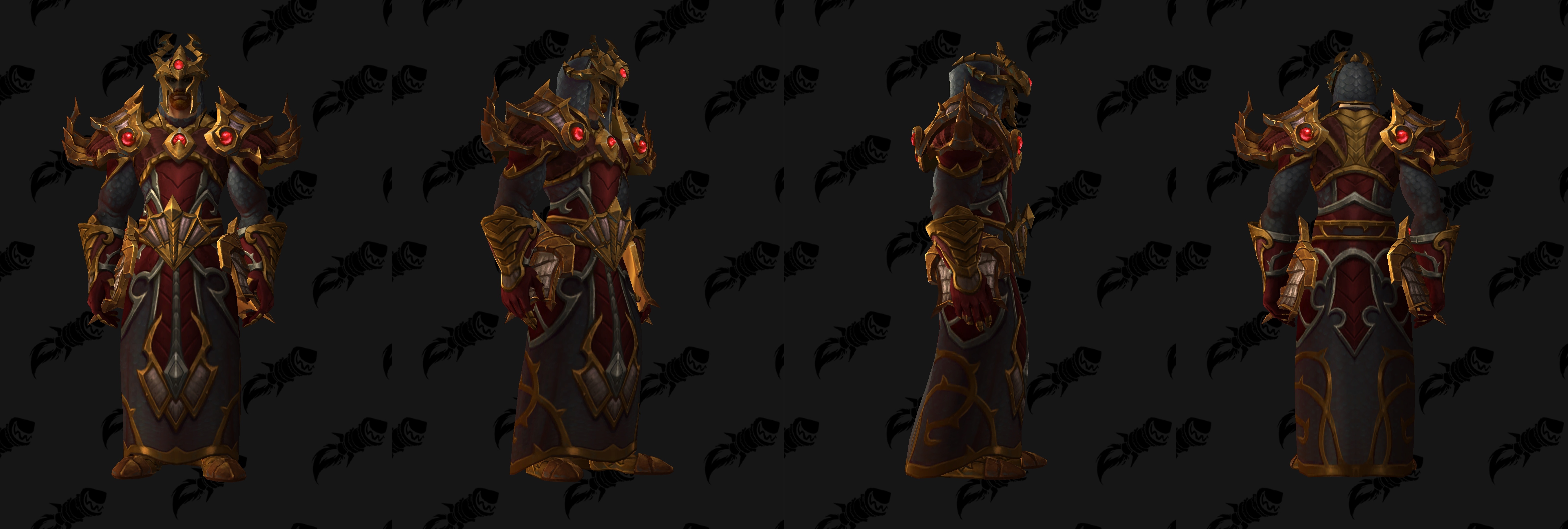 Set d'armure Gladiateur en tissu (Horde)