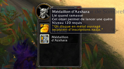 Le médaillon d'Azshara lance la suite de quêtes du Creuset des Tempêtes