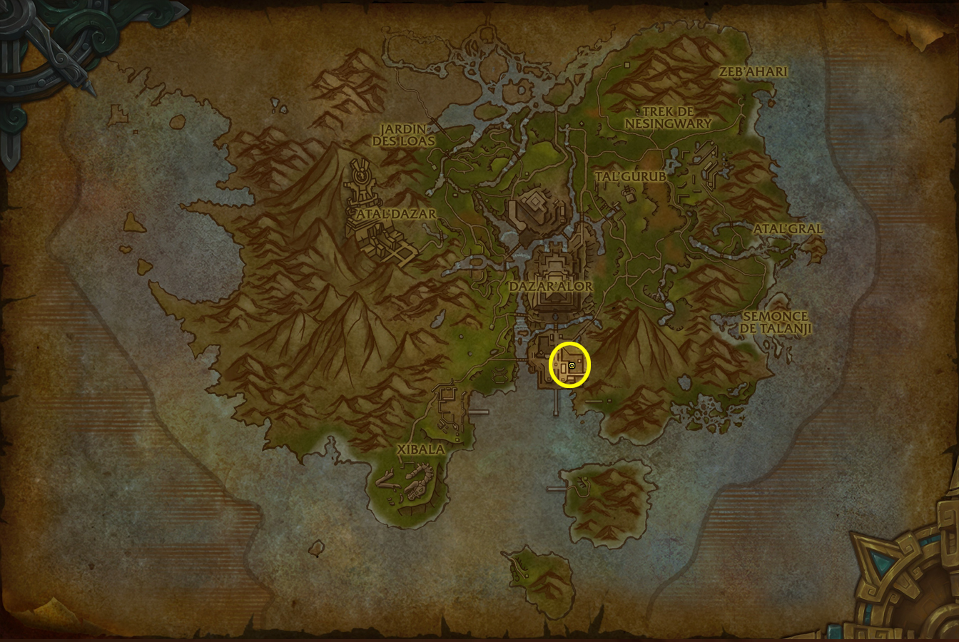 Rendez-vous sur le port de Zuldazar