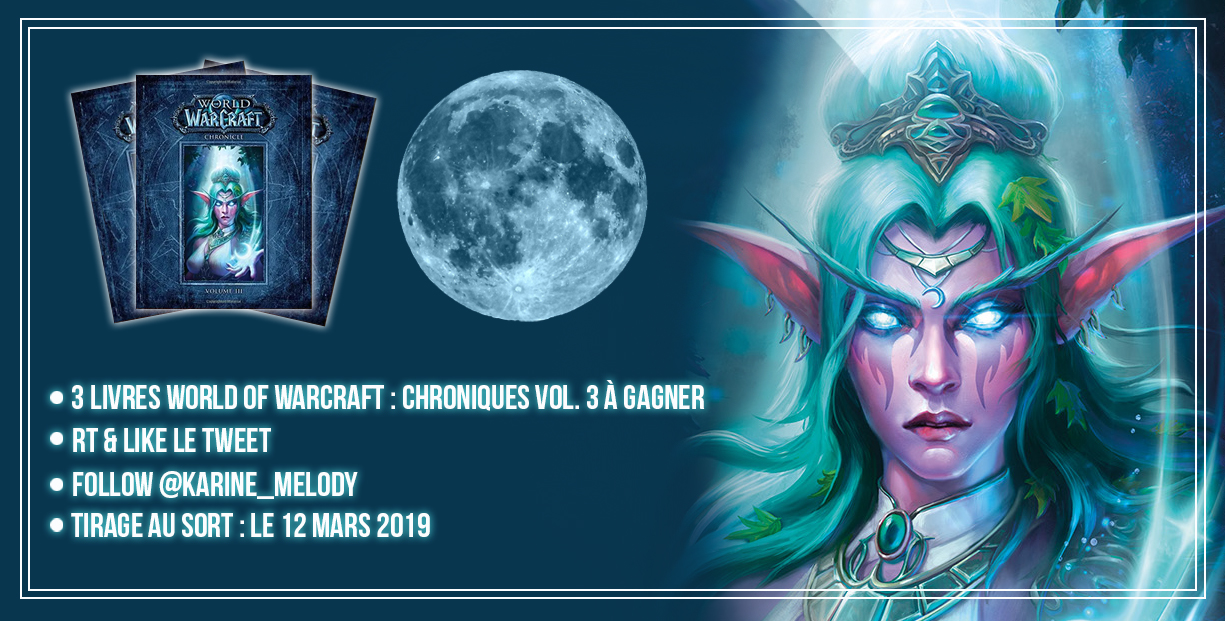 3 livres World of Warcraft Chroniques vol. 3 à gagner sur Twitter