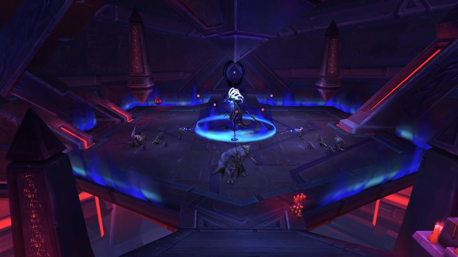 Azshara dans le raid de Ny'alotha au patch 8.3