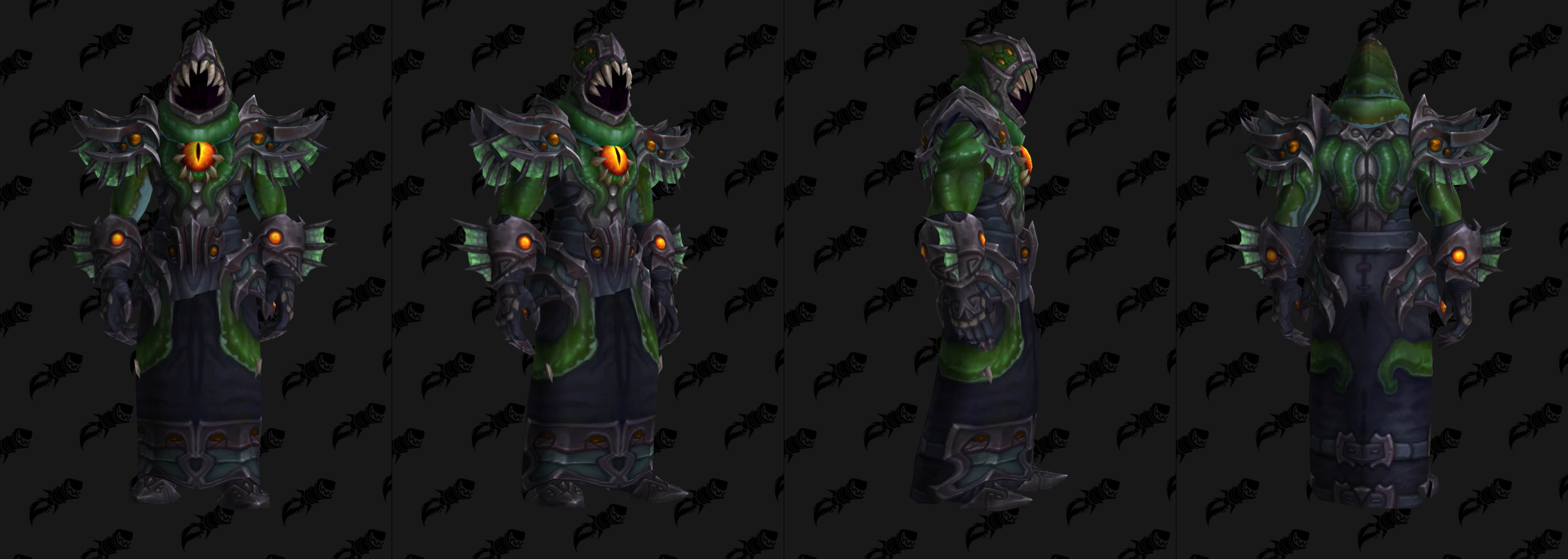 Ensemble d'armure Ny'alotha en cuir- Mode LFR