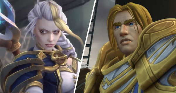 patch 8.3 : discussion entre jaina et anduin au sujet du roi liche