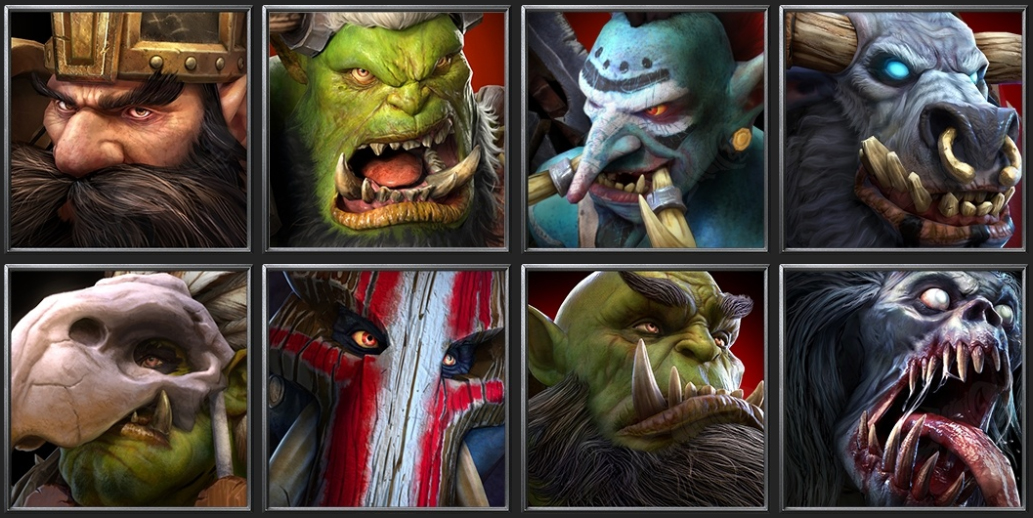 Portraits de Warcraft III Reforged