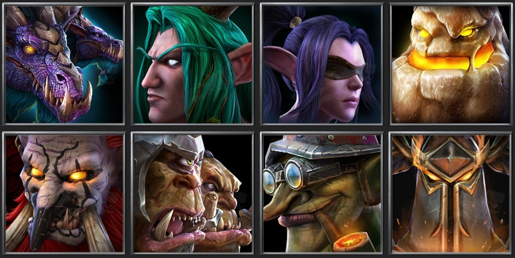 Portraits de Warcraft III Reforged