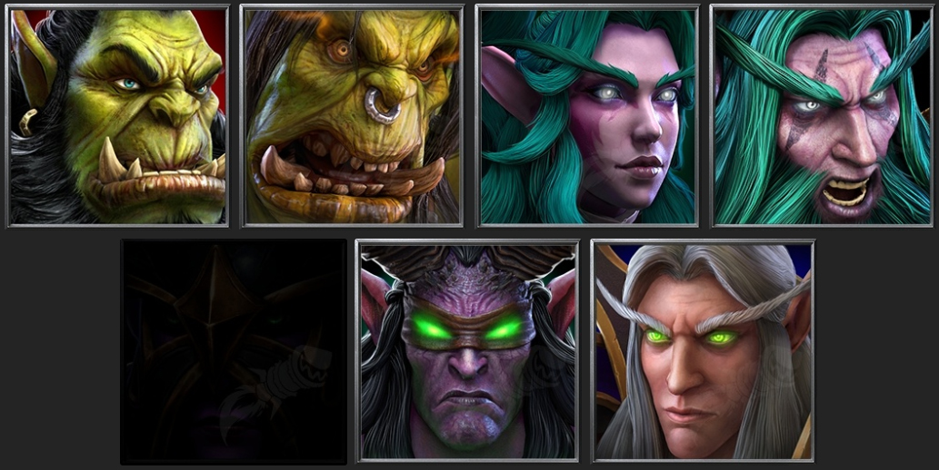 Portraits de Warcraft III Reforged