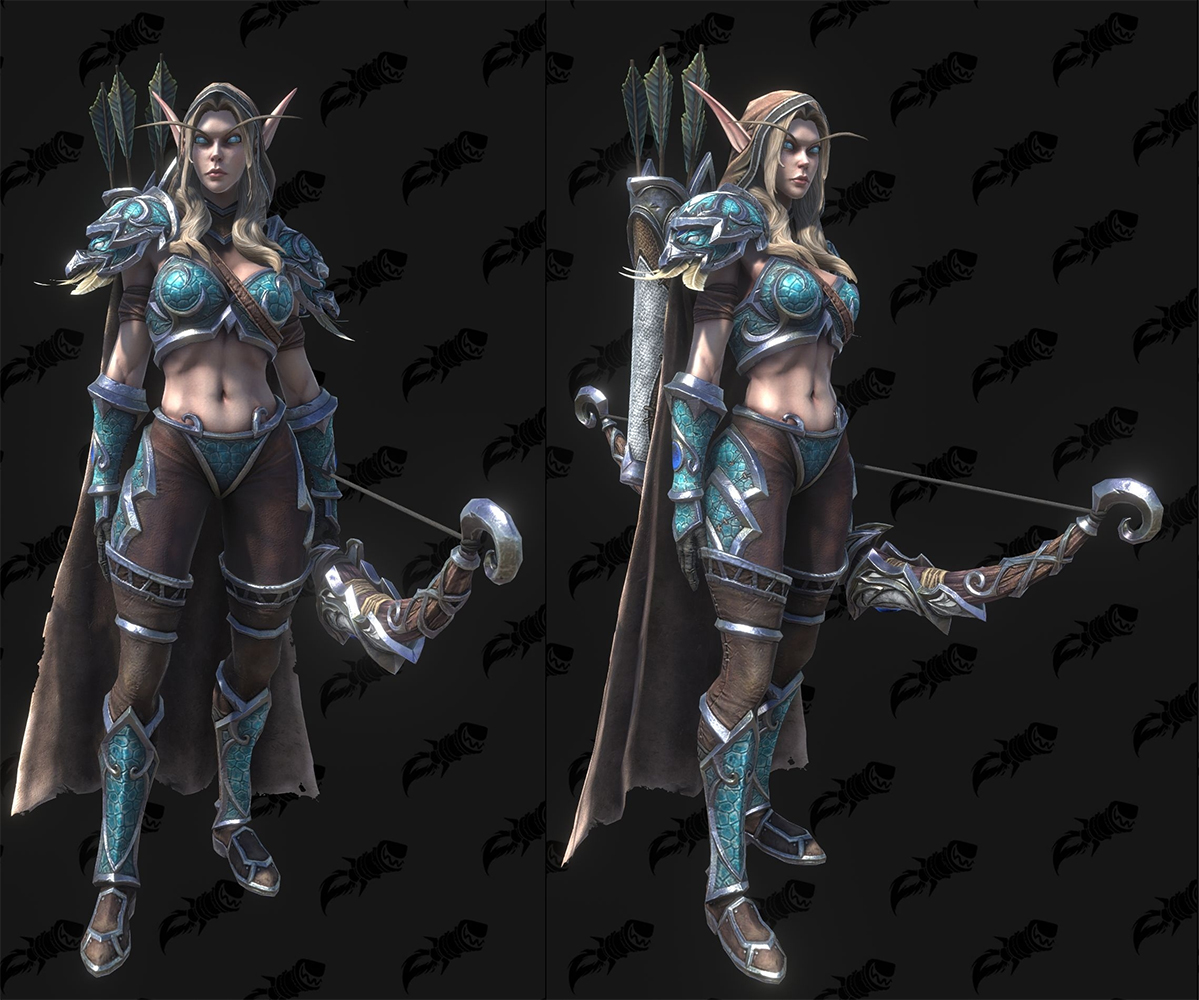 Modèle Warcraft III Reforged : Sylvanas Windrunner