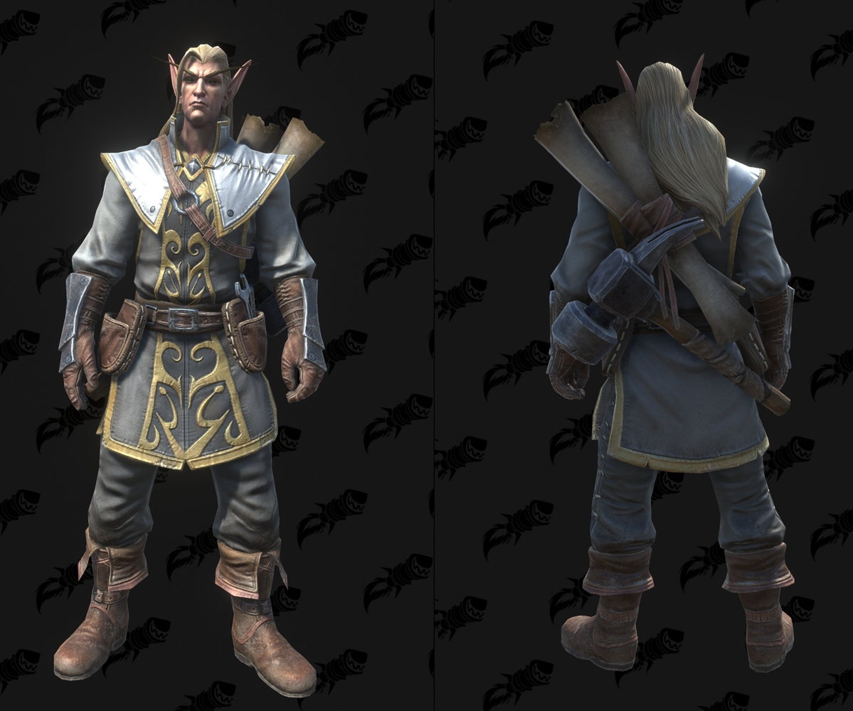 Modèle Warcraft III Reforged : Blood Elf Engineer