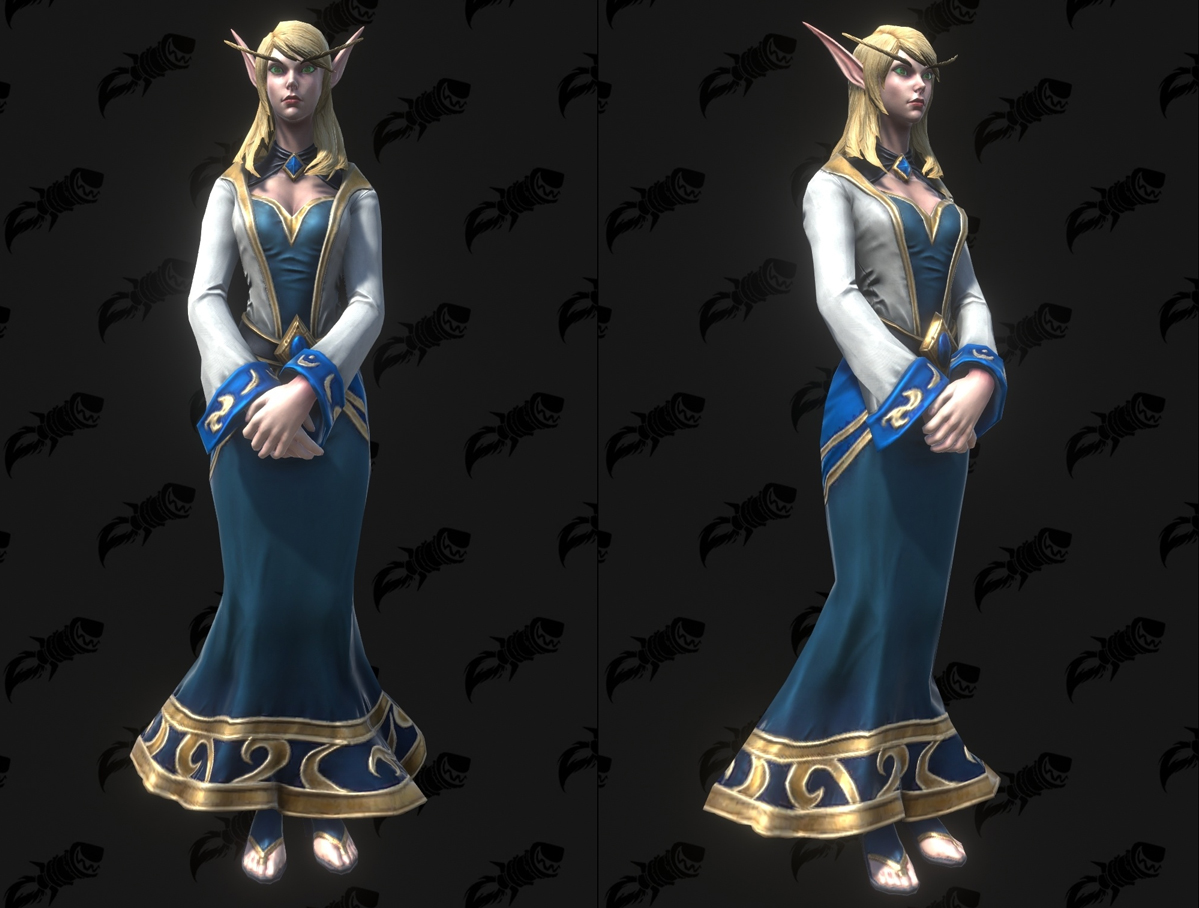 Modèle Warcraft III Reforged : High Elf Woman 