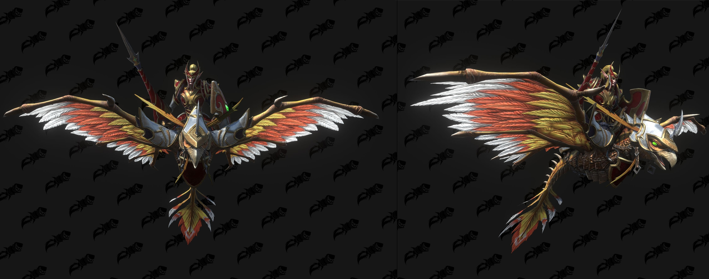 Modèle Warcraft III Reforged : Blood Elf Dragonhawk 