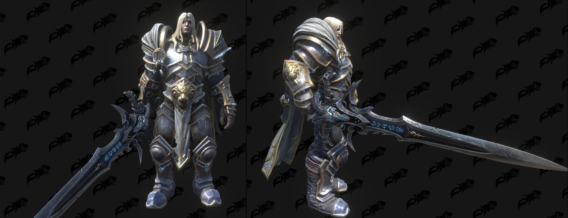 Modèle Warcraft III Reforged : Arthas with Frostmourne