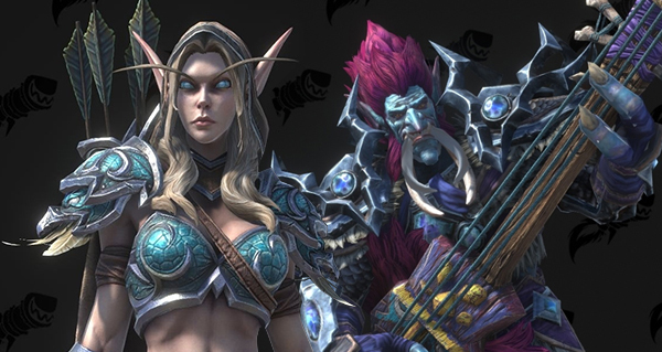 warcraft iii reforged : modeles sylvanas, arthas et elite tauren chieftain