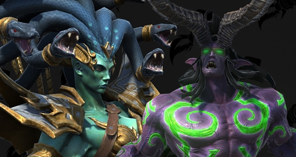 warcraft iii reforged : modeles remasterises d'illidan et de dame vashj