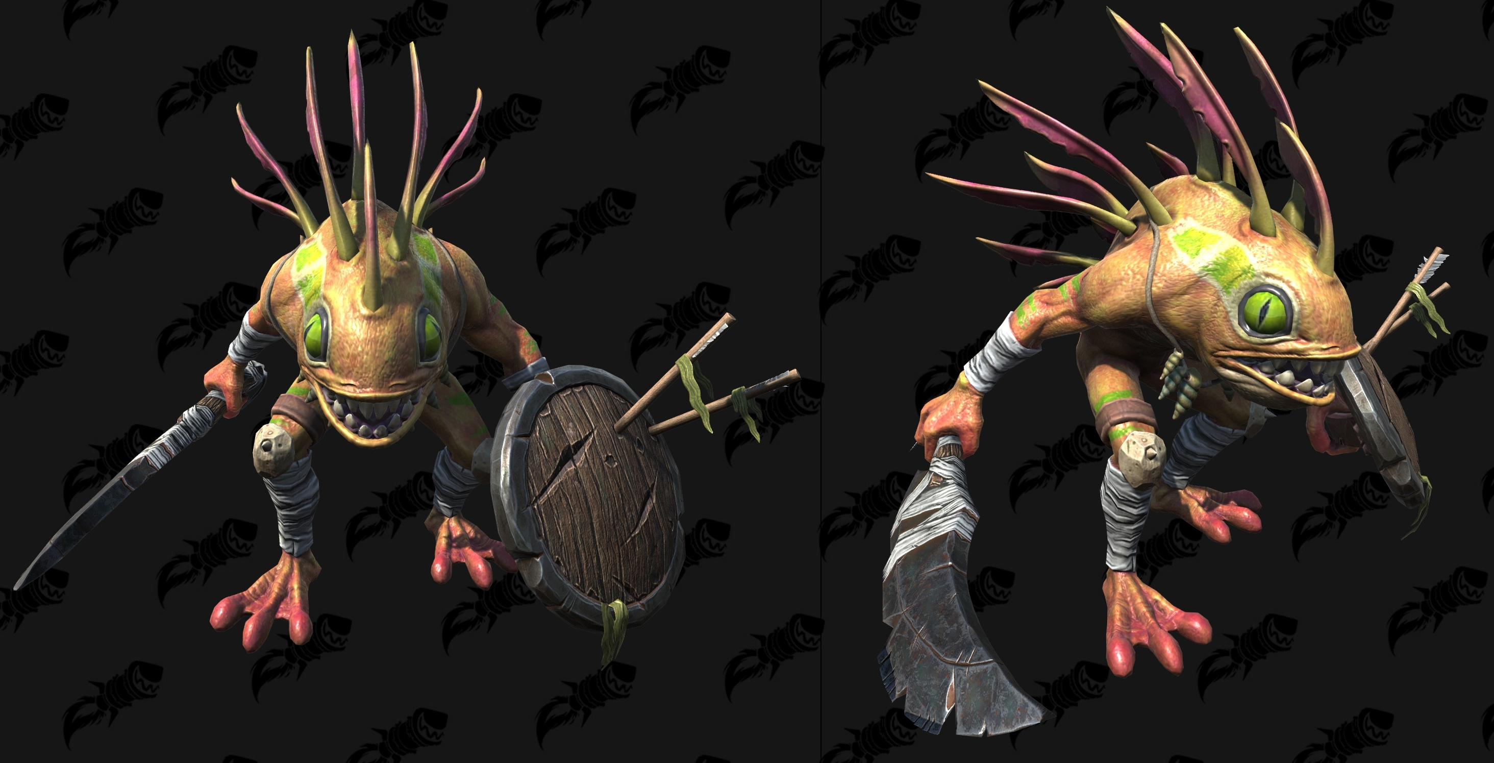 Warcraft III Reforged : Modèle de guerrier murloc