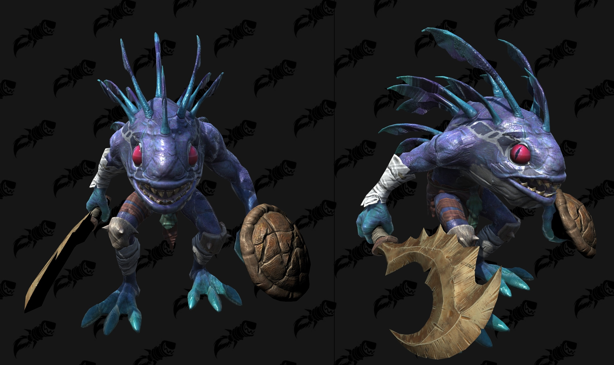 Warcraft III Reforged : Modèle de murloc marcheur de l'ombre