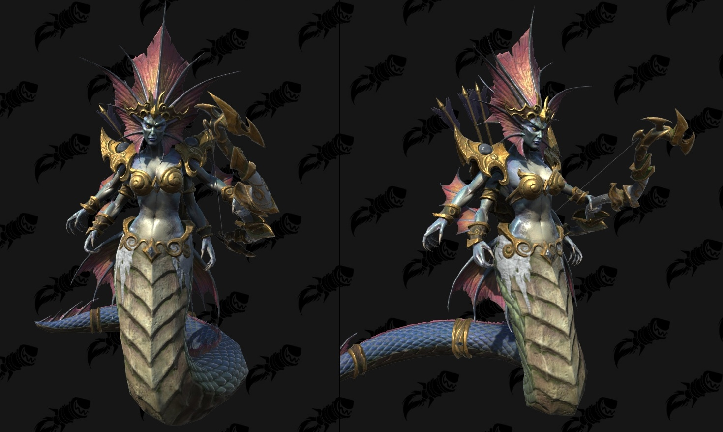 Warcraft III Reforged : Modèle sorcière des mers naga