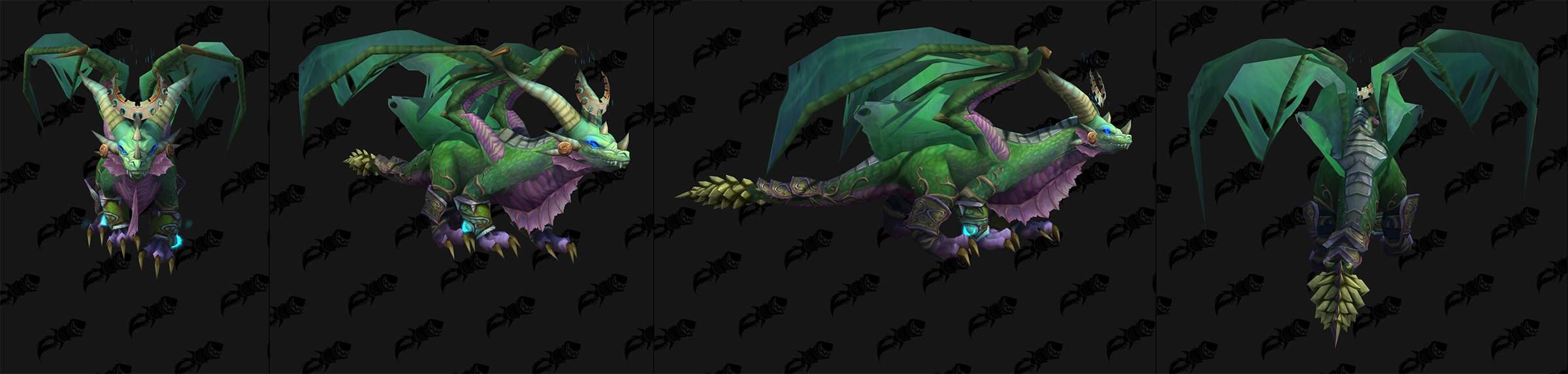 Modèle Ysera sous sa forme de dragon dans Shadowlands