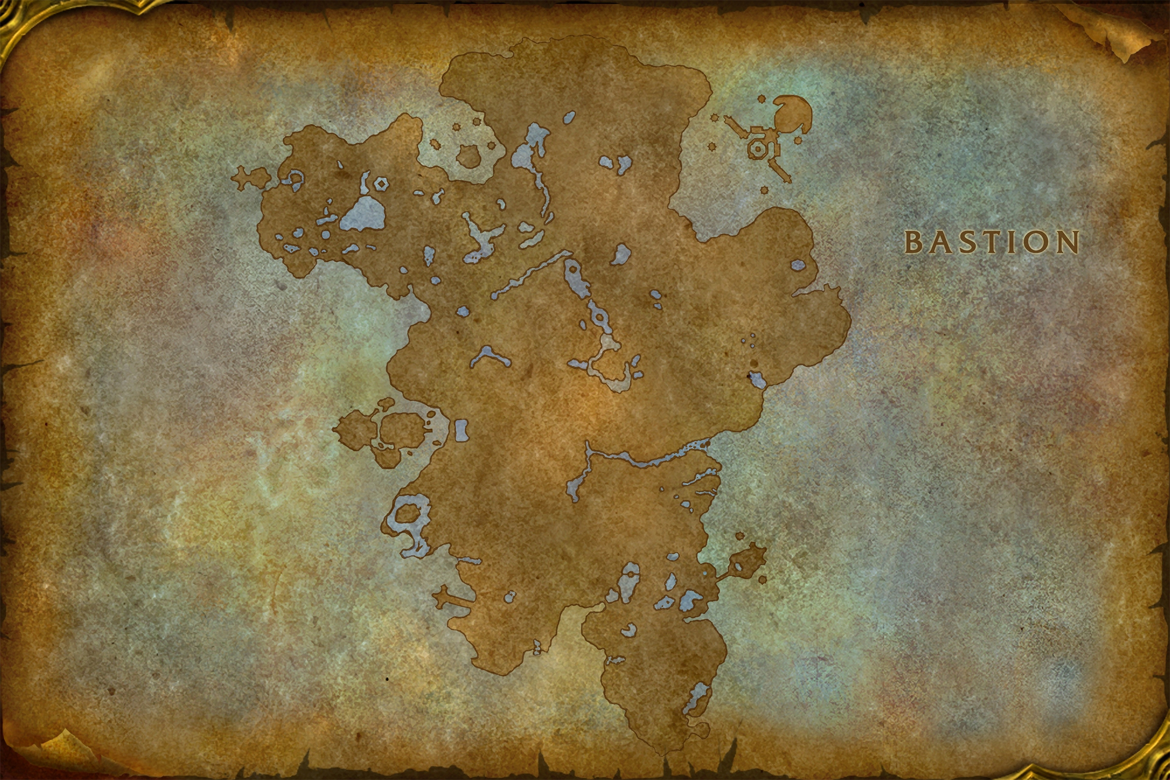 Carte du Bastion dans Shadowlands