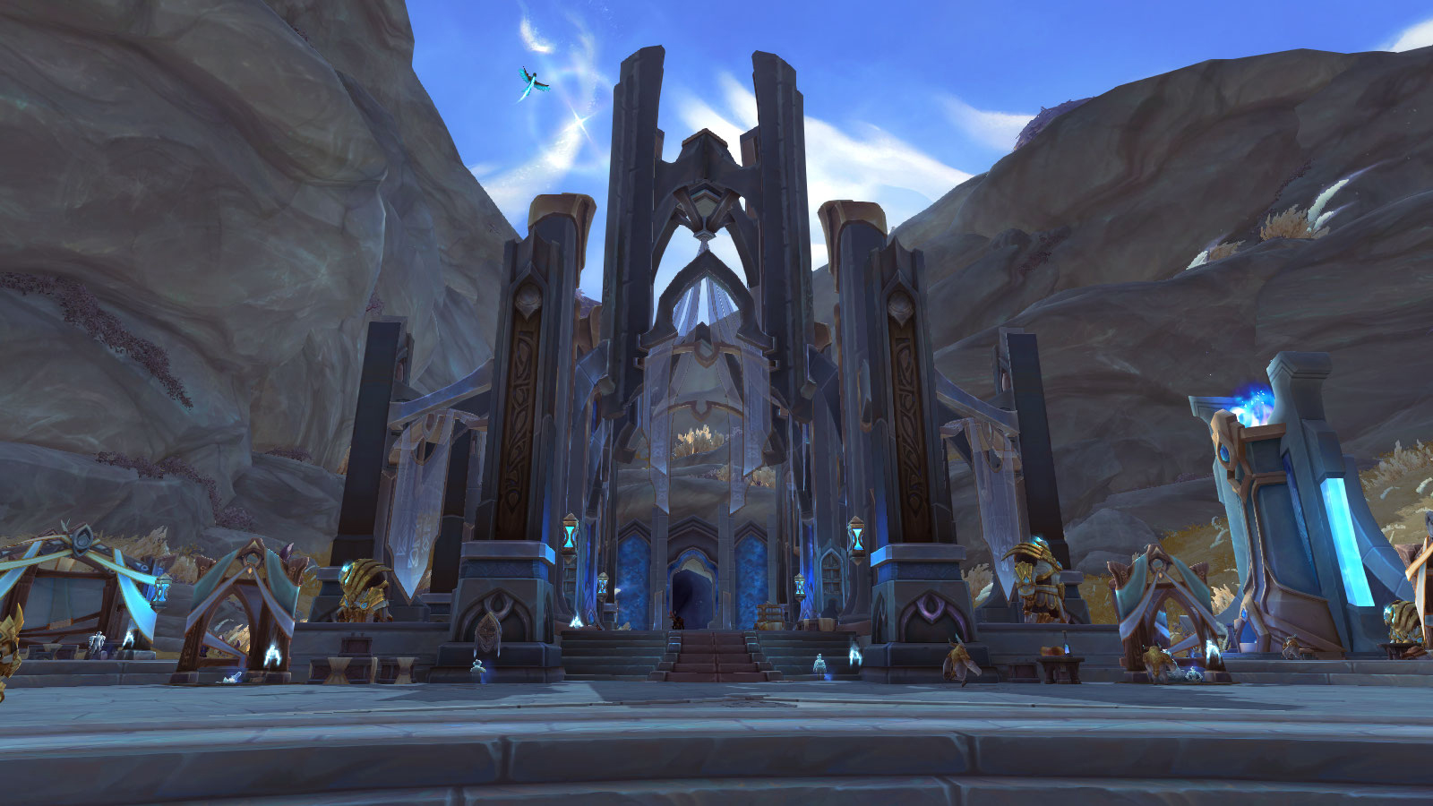 Shadowlands Le Bastion, zone de l'Ombreterre World of Warcraft