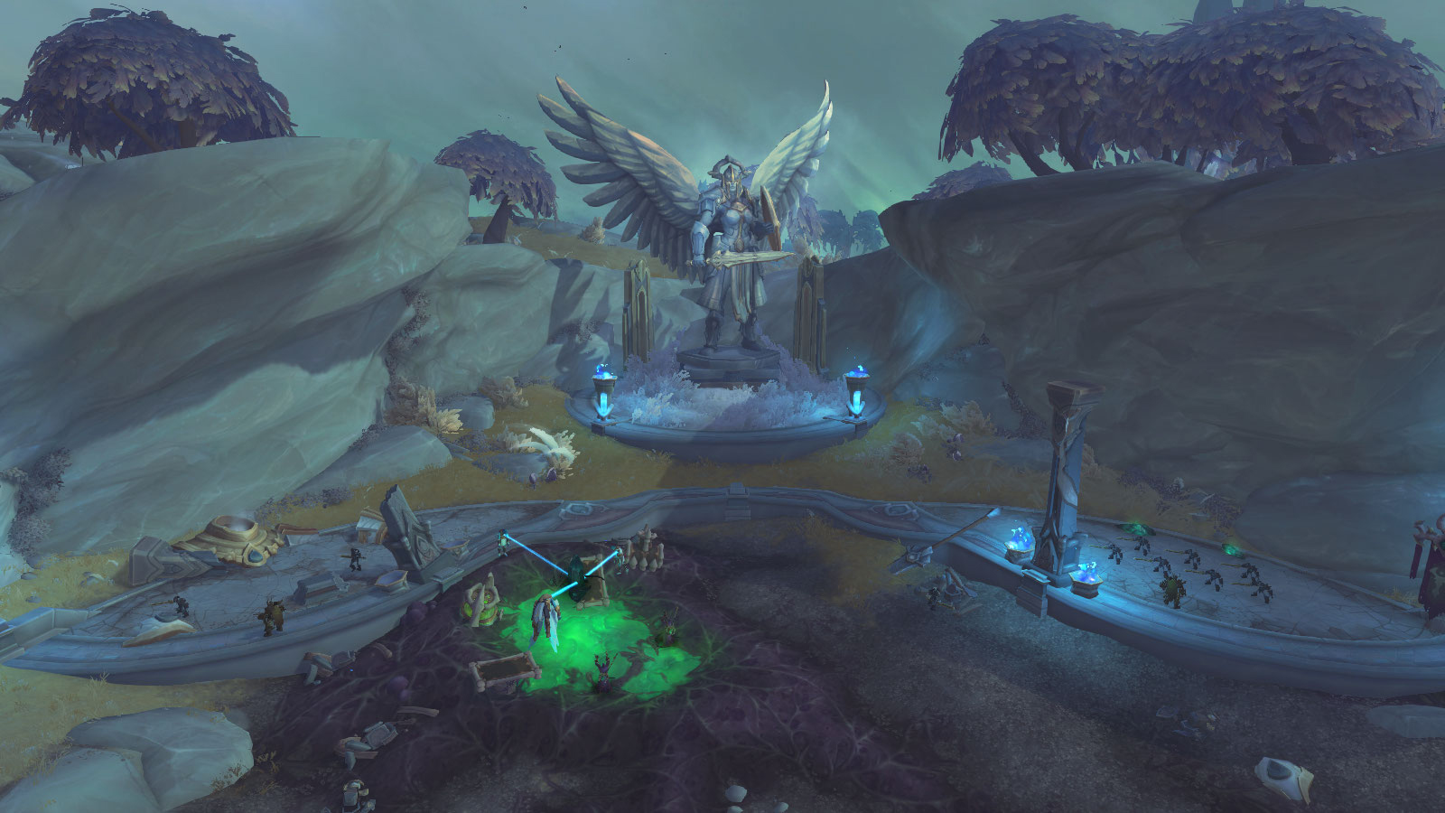 Shadowlands Le Bastion, zone de l'Ombreterre World of Warcraft