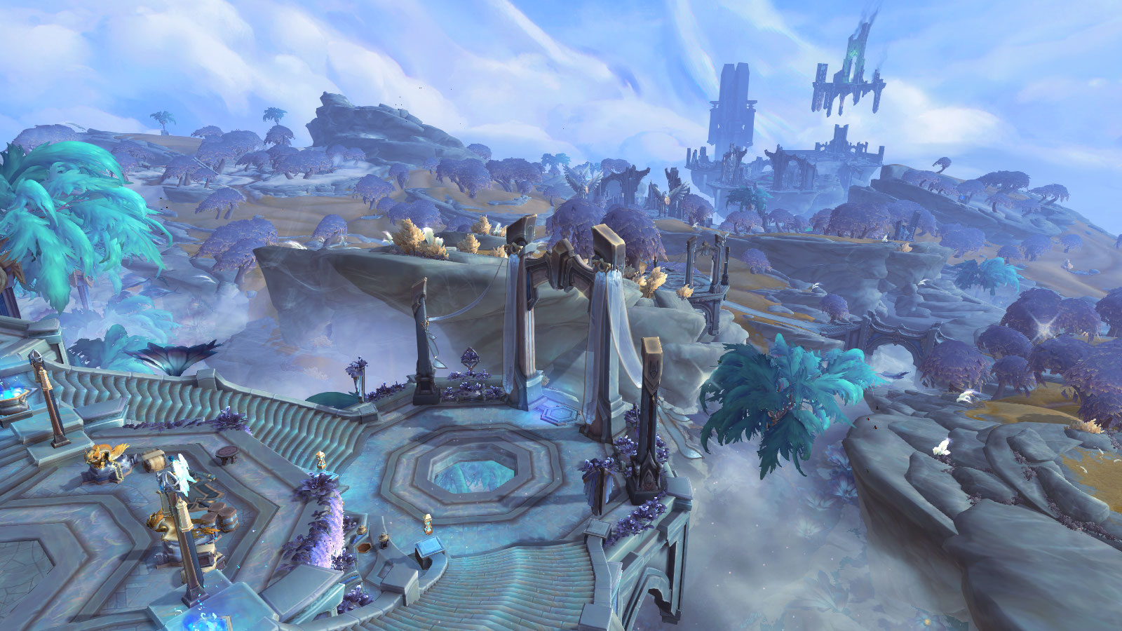 Shadowlands Le Bastion, zone de l'Ombreterre World of Warcraft