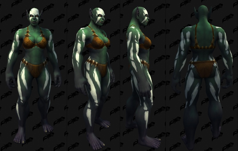 Nouvelle personnalisation Orc (F)