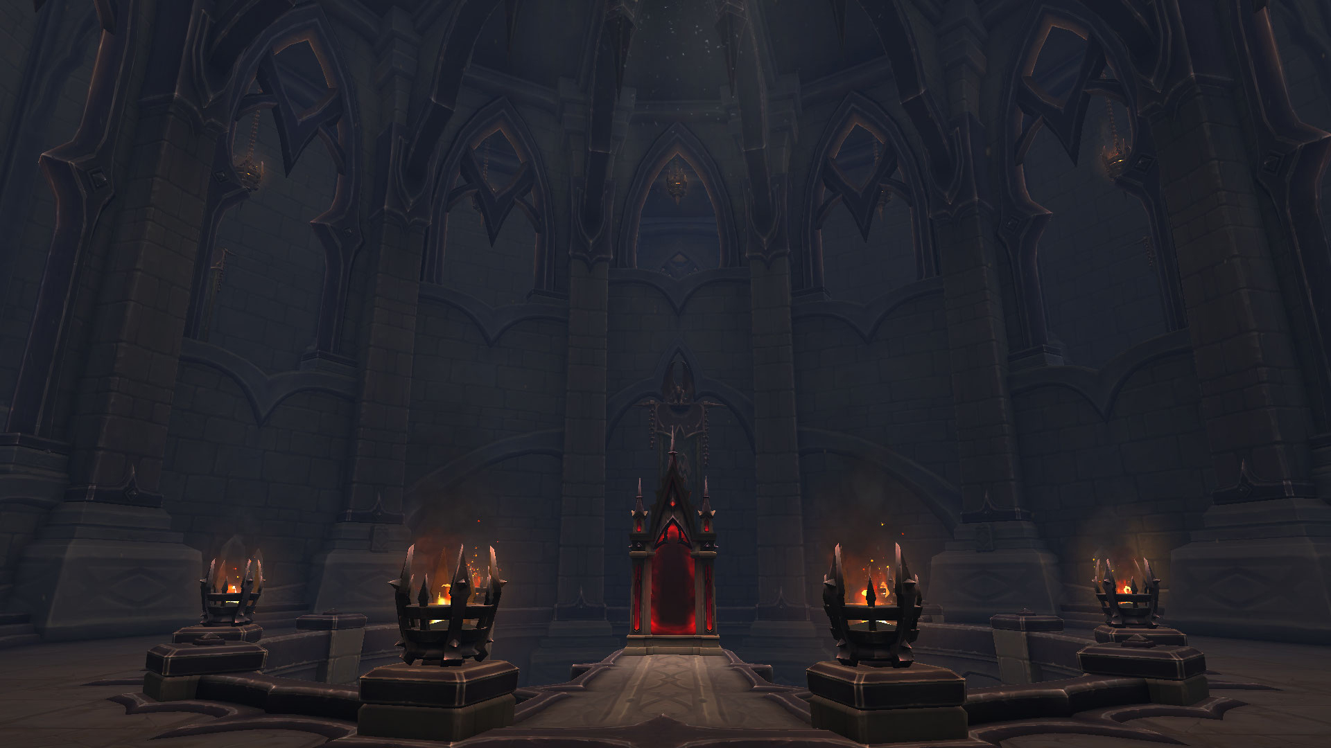 Shadowlands : intérieur du sanctum des Venthyr à Revendreth