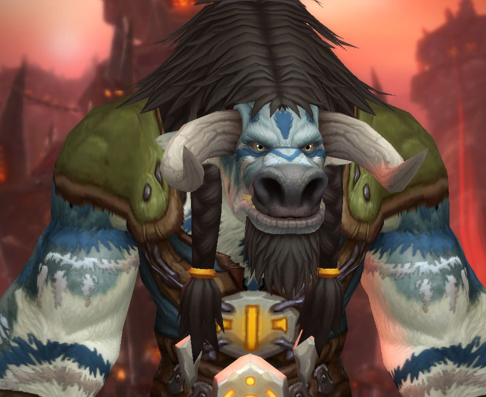 Personnalisation Tauren à Shadowlands : coiffure